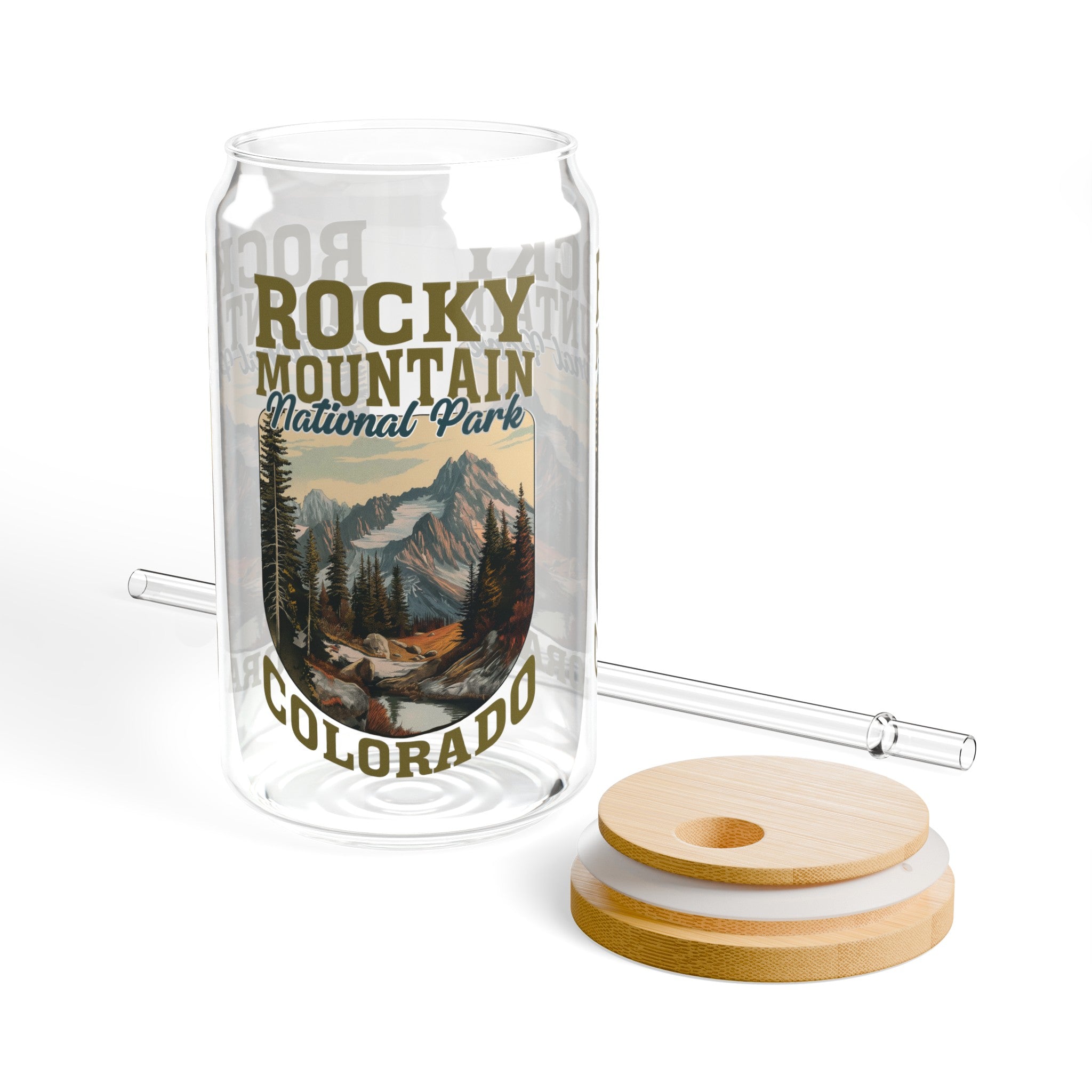 Rocky Mountain State Park Colorado - Sipper Glass, 16oz