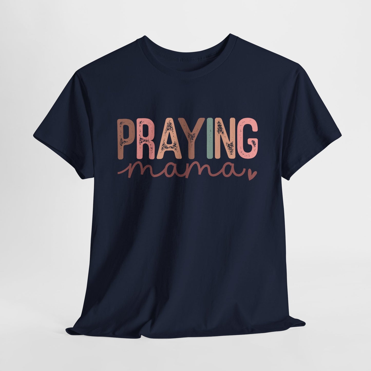 Praying Mama Colorful Unisex Heavy Cotton Tee