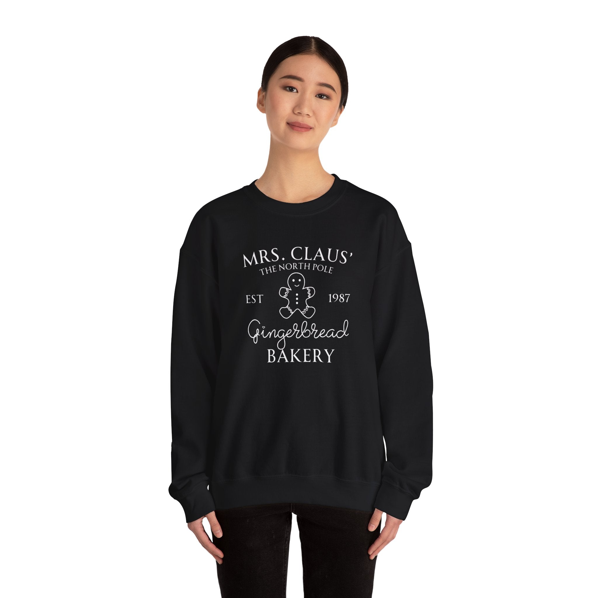 Mrs. Claus' Gingerbread Bakery - Unisex Heavy Blend™ Crewneck Sweatshirt