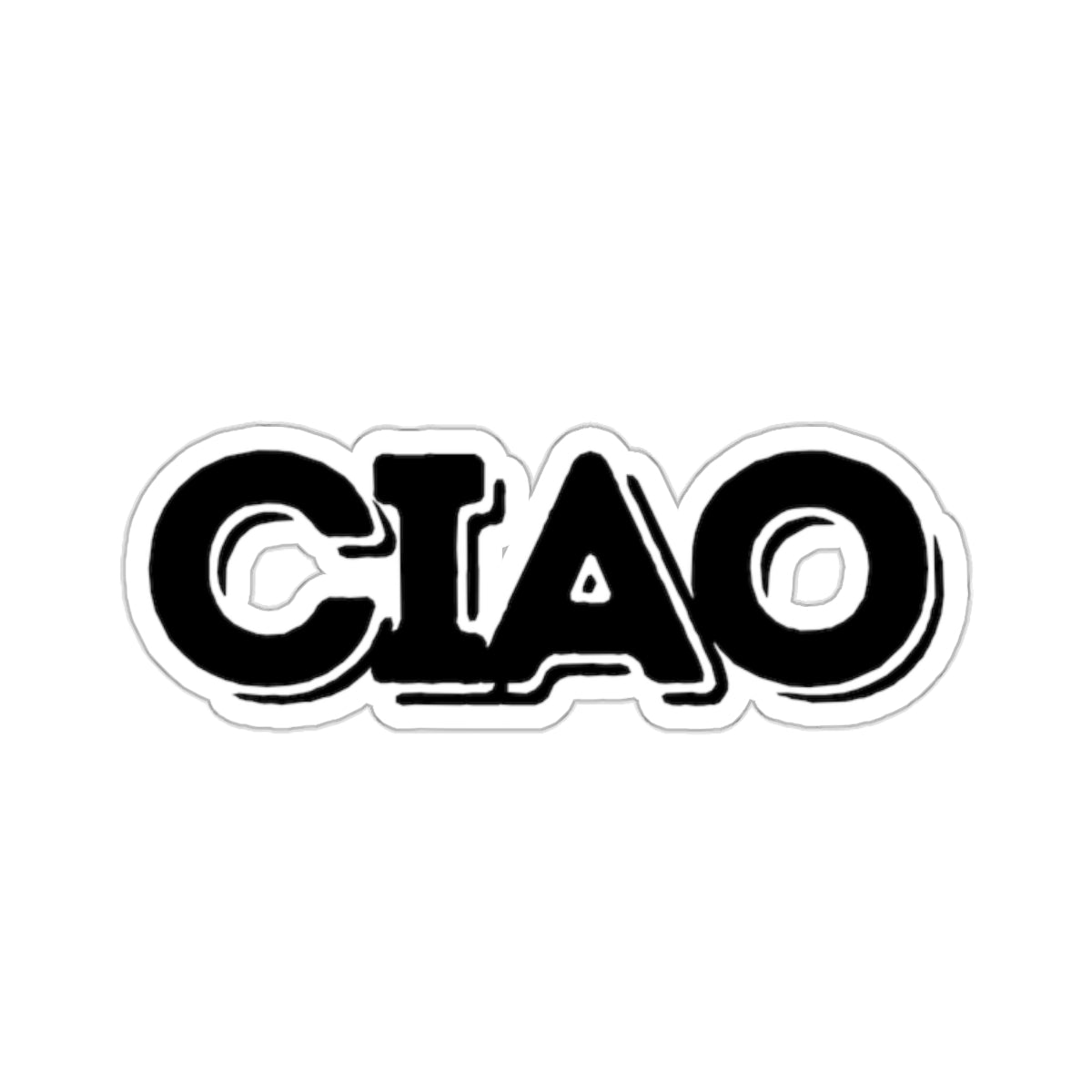 CIAO - Italian Hello - Kiss-Cut Stickers