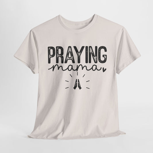 Praying Mama Black Unisex Heavy Cotton Tee