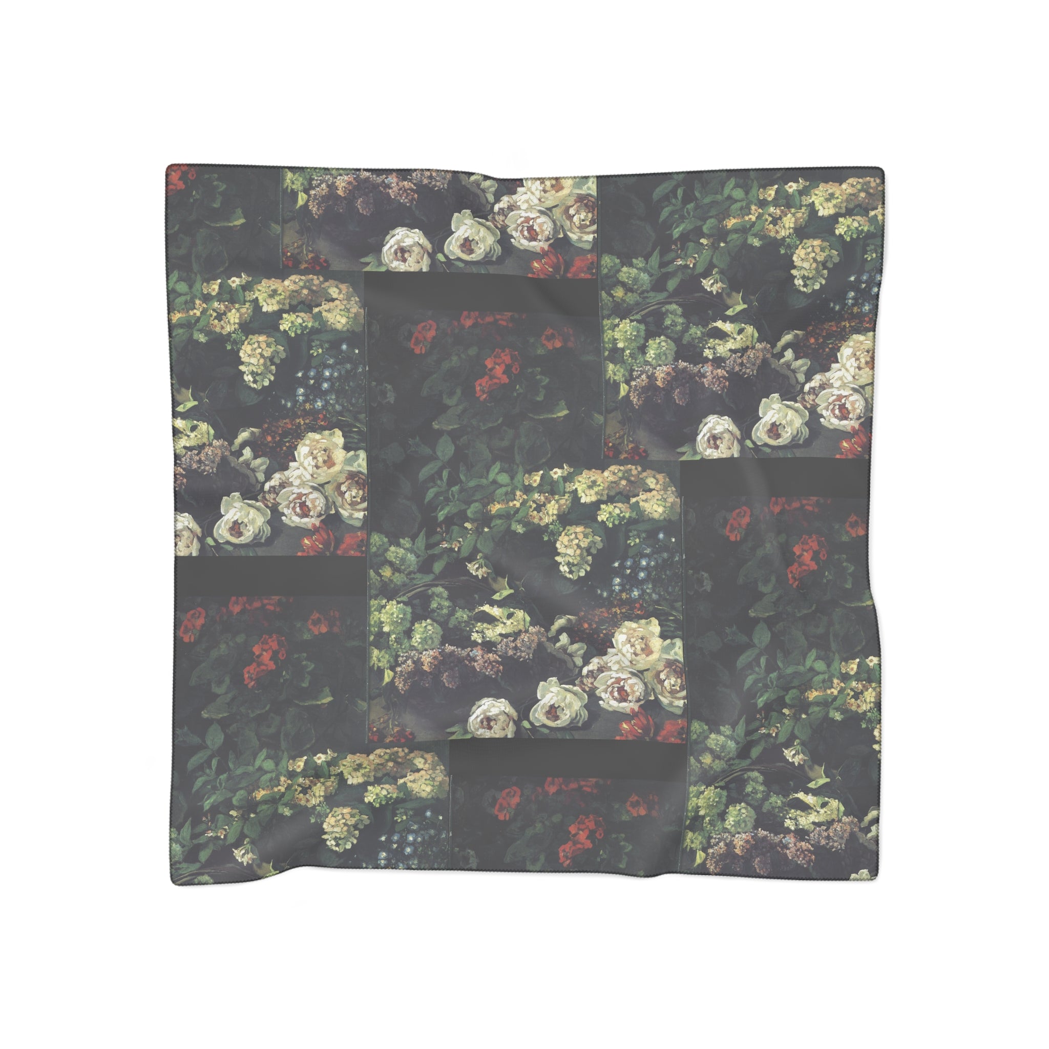 Flora Chiffon Poly Scarf