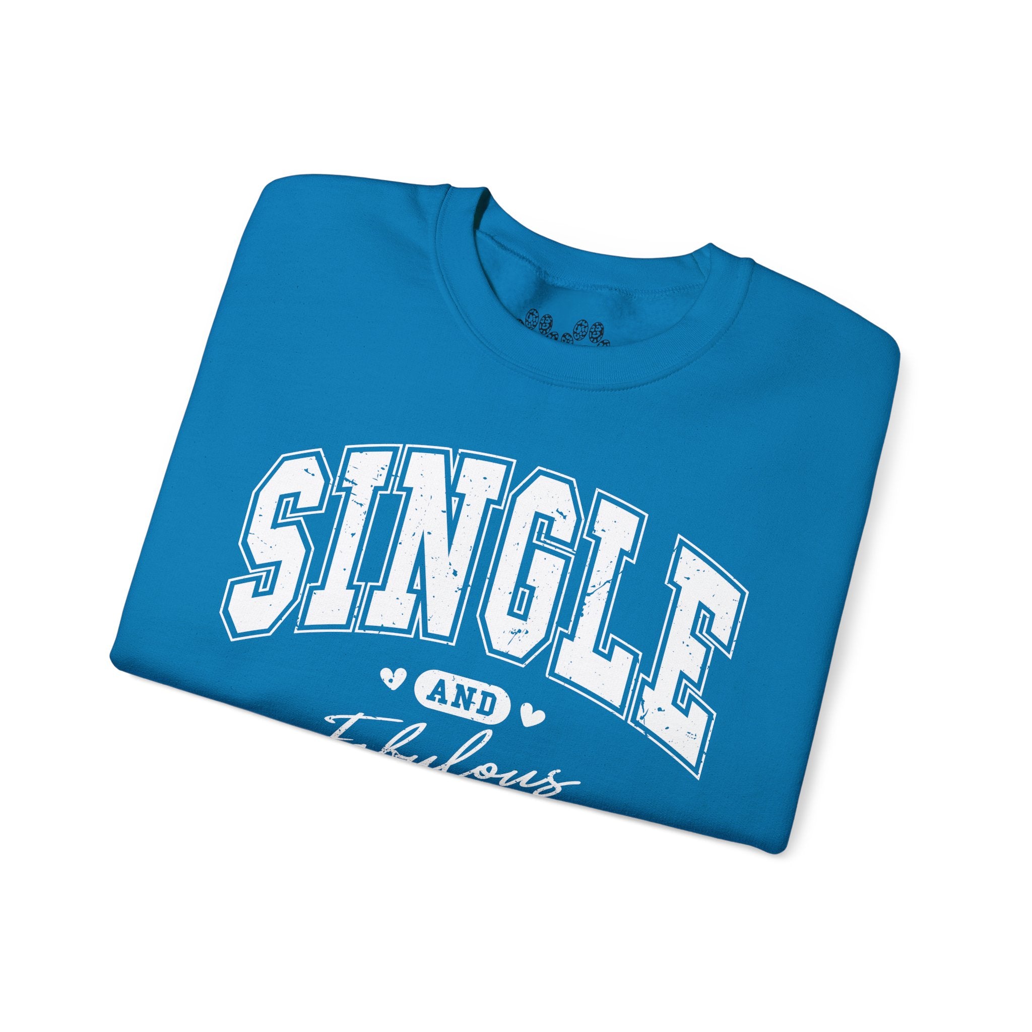 Single and Fabulous - Women's Heavy Blend™ Crewneck Sweatshirt