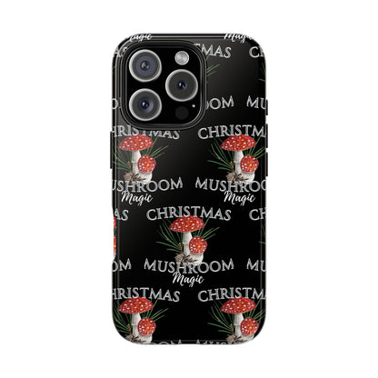 Merry Mushroom Christmas - Tough Case for iPhone 14, 15, 16