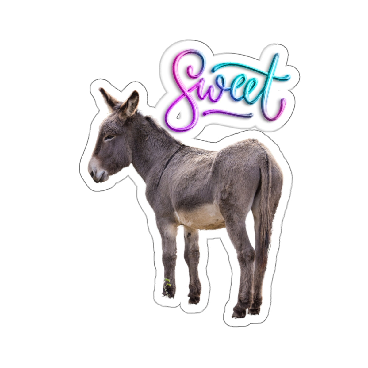 Sweet Ass Donkey - Kiss-Cut Stickers