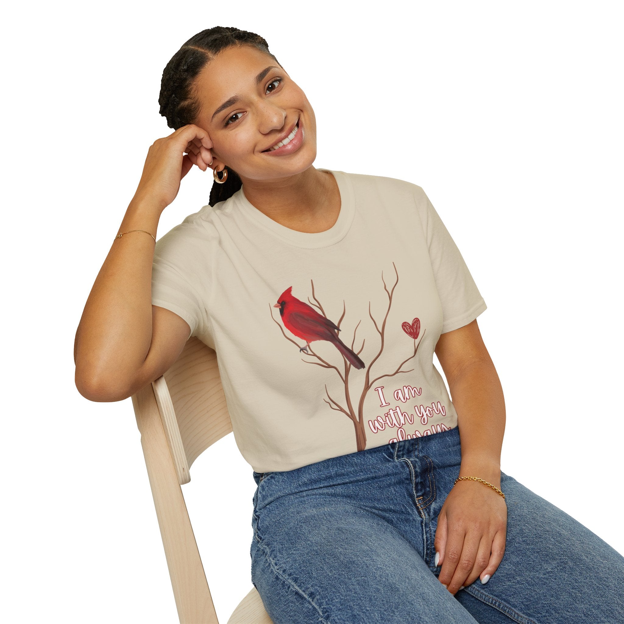I am with you Always - Unisex Softstyle T-Shirt - Spruced Roost