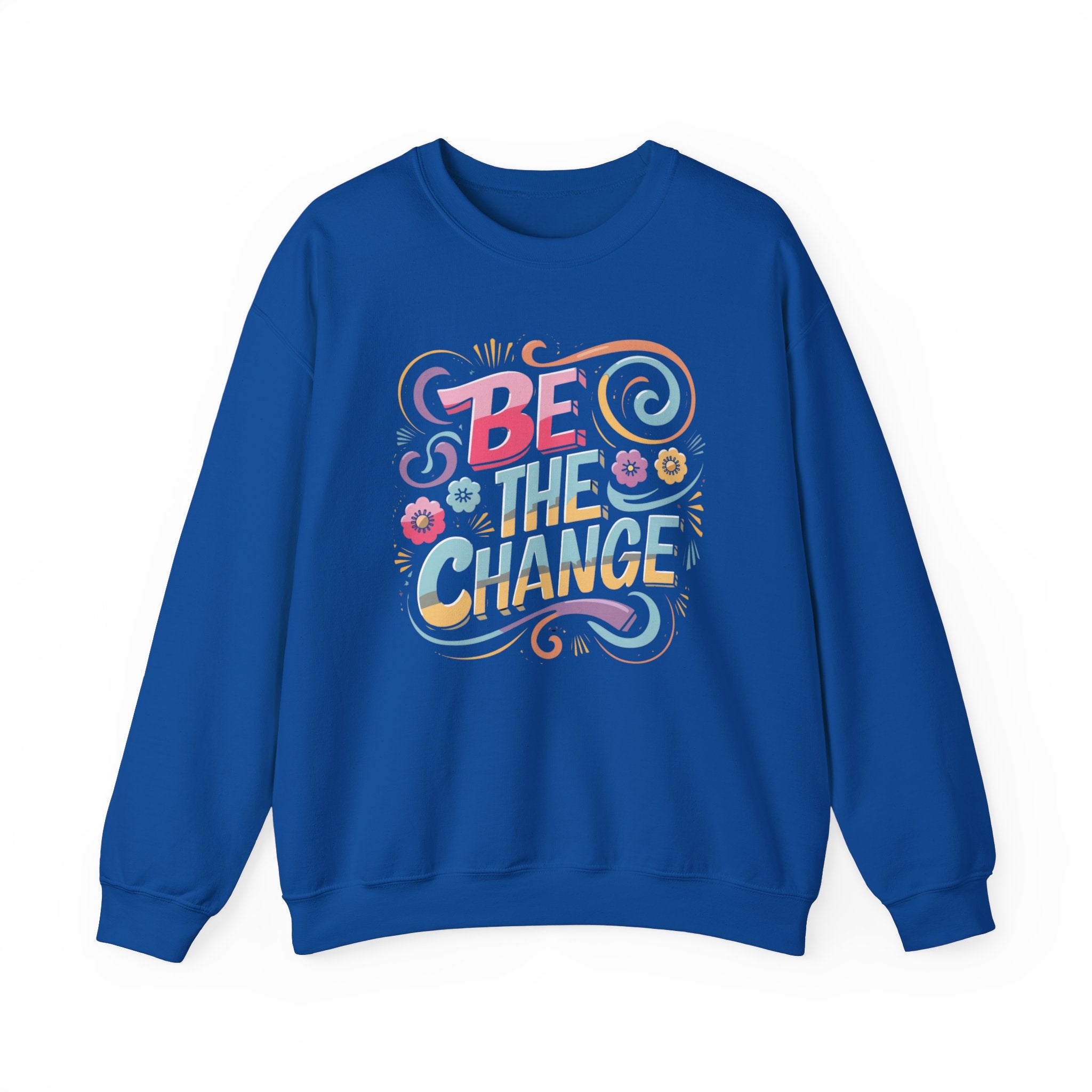 Be the Change - Unisex Heavy Blend™ Crewneck Sweatshirt - Spruced Roost