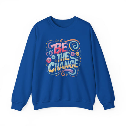 Be the Change - Unisex Heavy Blend™ Crewneck Sweatshirt