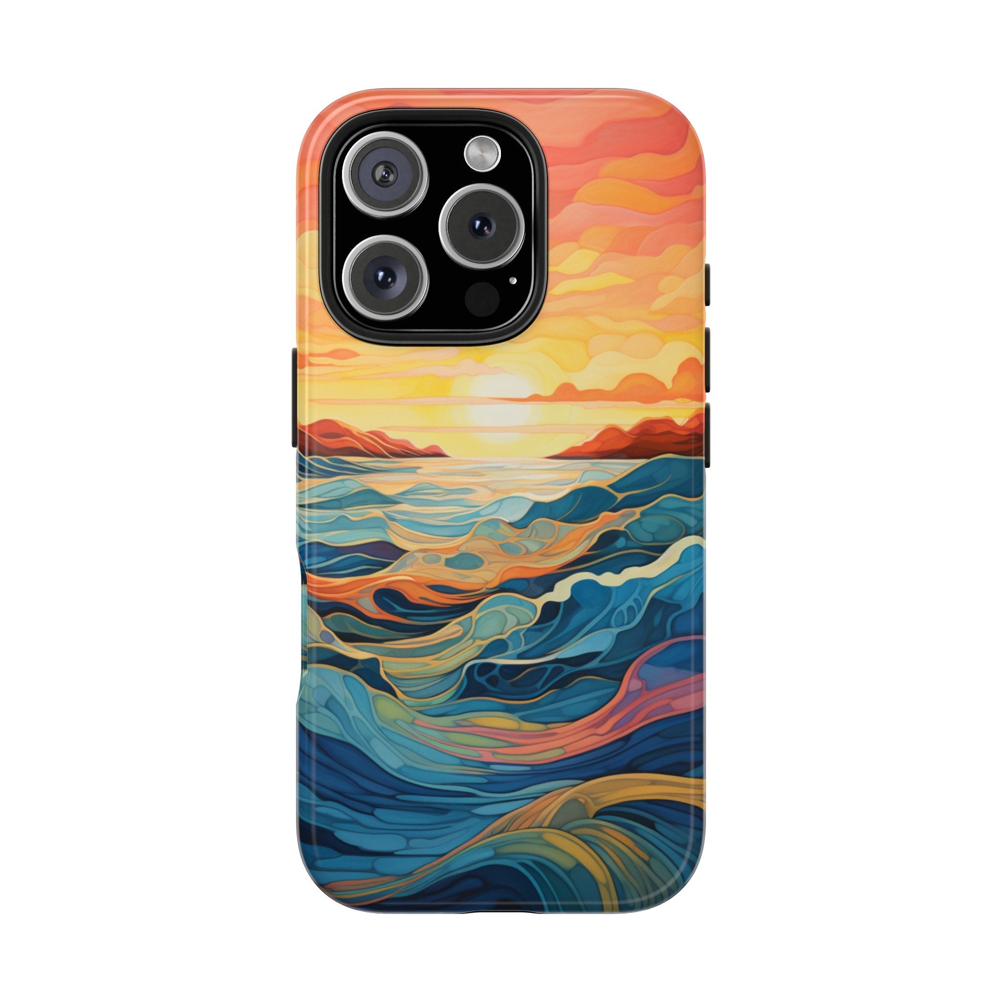 Sunset Swell - Tough Case for iPhone 14, 15, 16