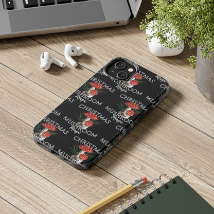 Merry Mushroom Christmas - Tough Case for iPhone 14, 15, 16