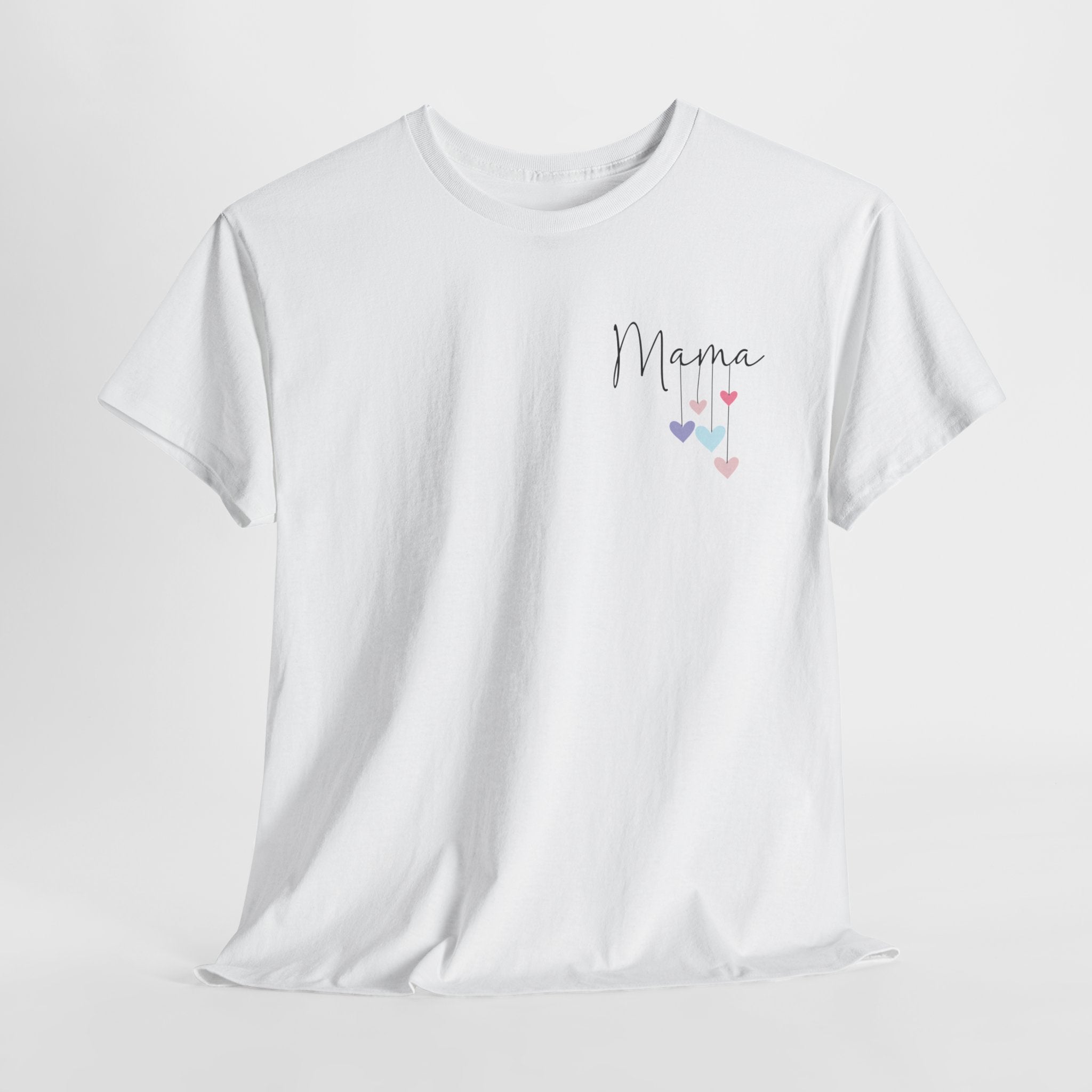 Mama Hearts on a String - Unisex Heavy Cotton Tee