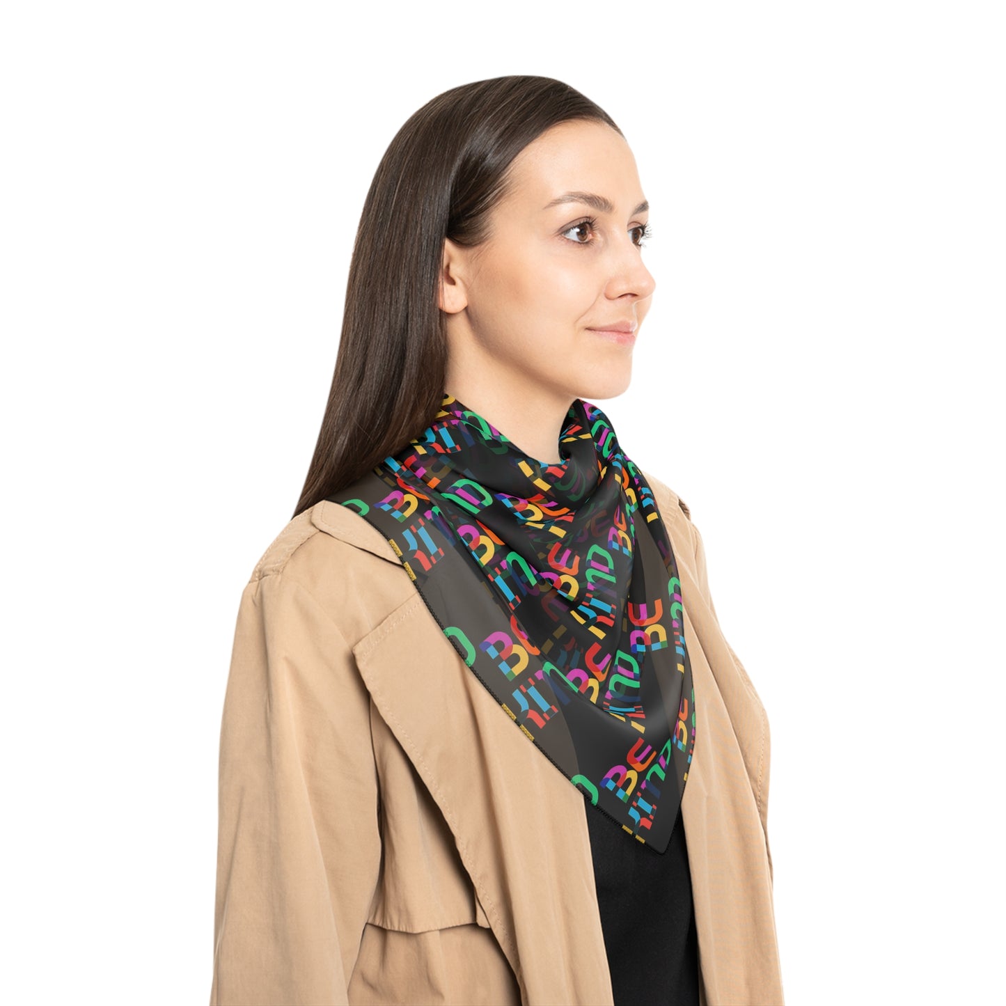 Be Kind Poly Voile Scarf