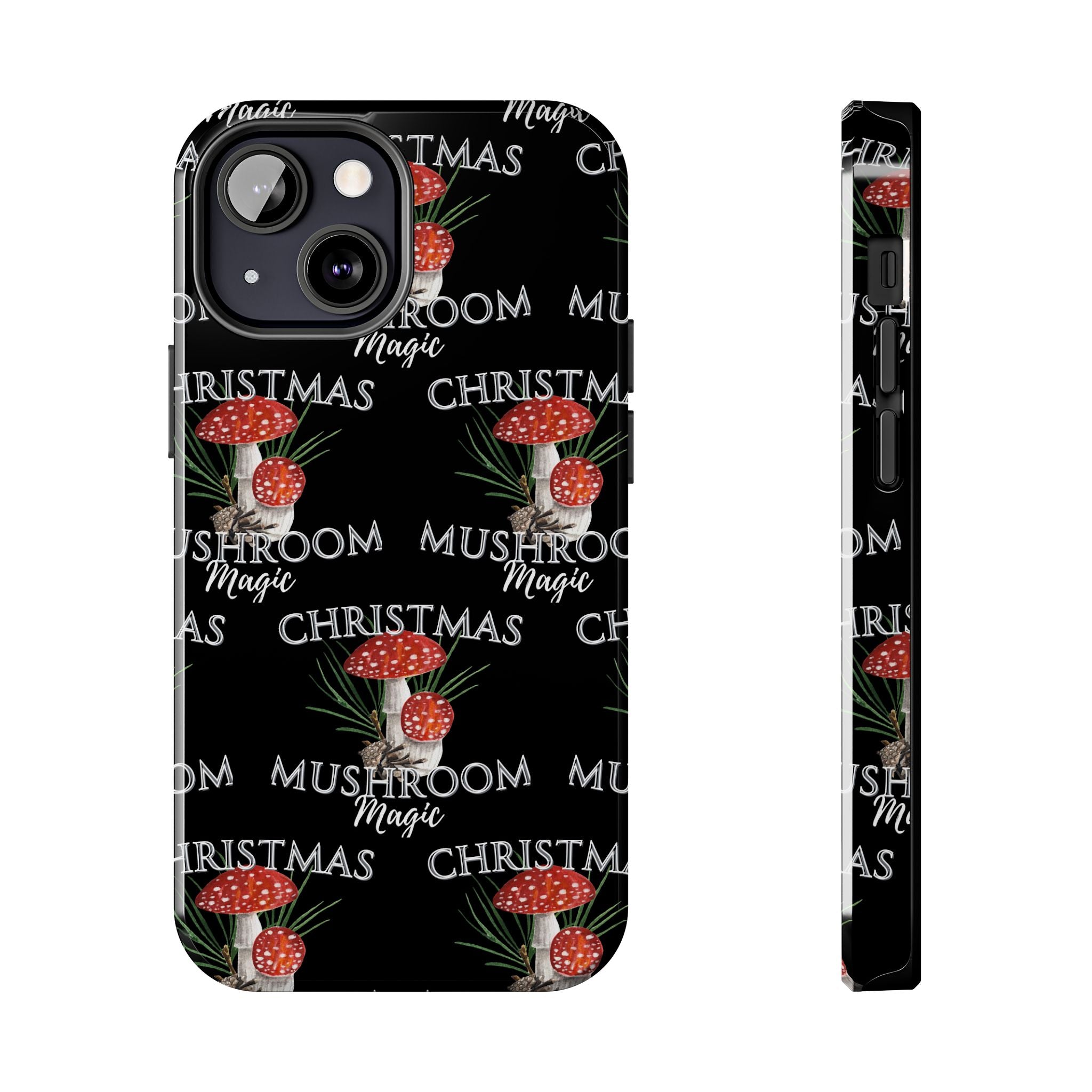 Merry Mushroom Christmas - Tough Phone Cases