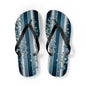 Forget me Not Striped Flip Flops