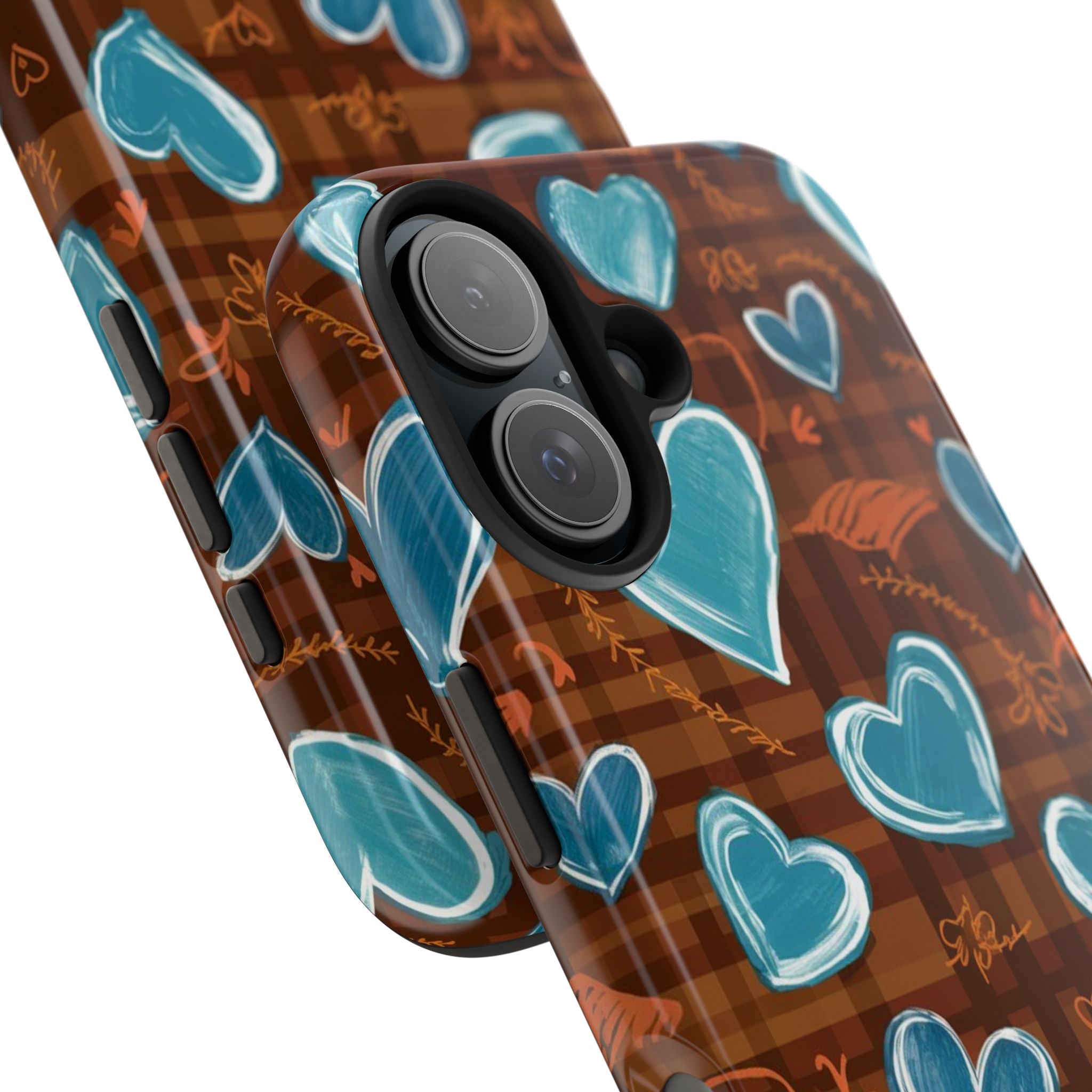 Plaid Blues - Tough Case for iPhone 14, 15, 16 - Spruced Roost
