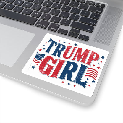 Trump Girl Kiss-Cut Stickers