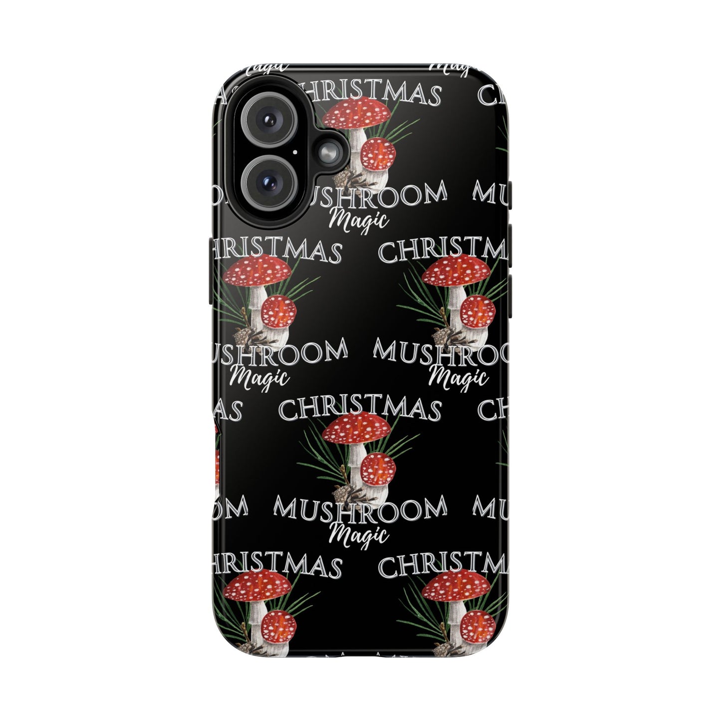 Merry Mushroom Christmas - Tough Case for iPhone 14, 15, 16