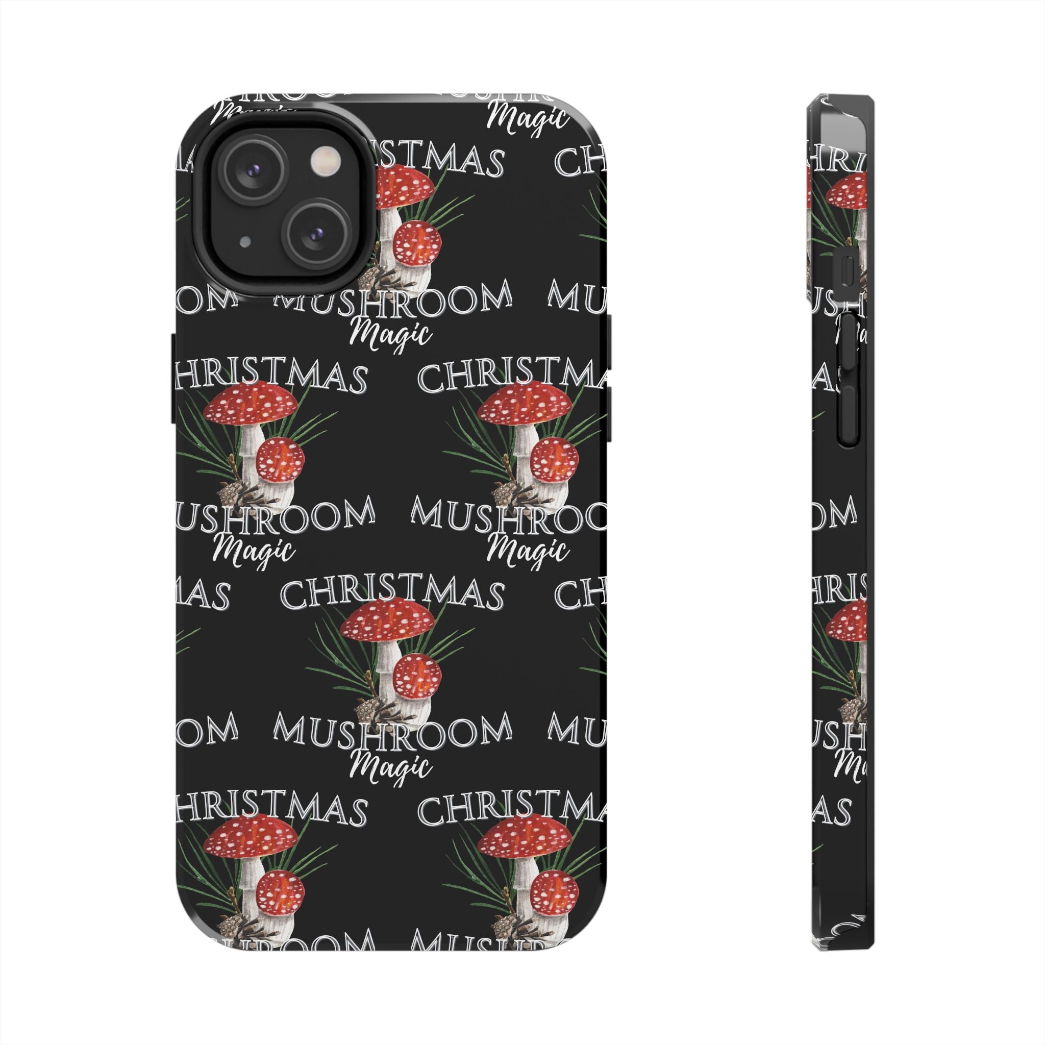 Merry Mushroom Christmas - Tough Phone Cases