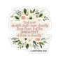 Charity is the Greatest Love - Bible 1 Corinthians 13:13 Kiss-Cut Stickers