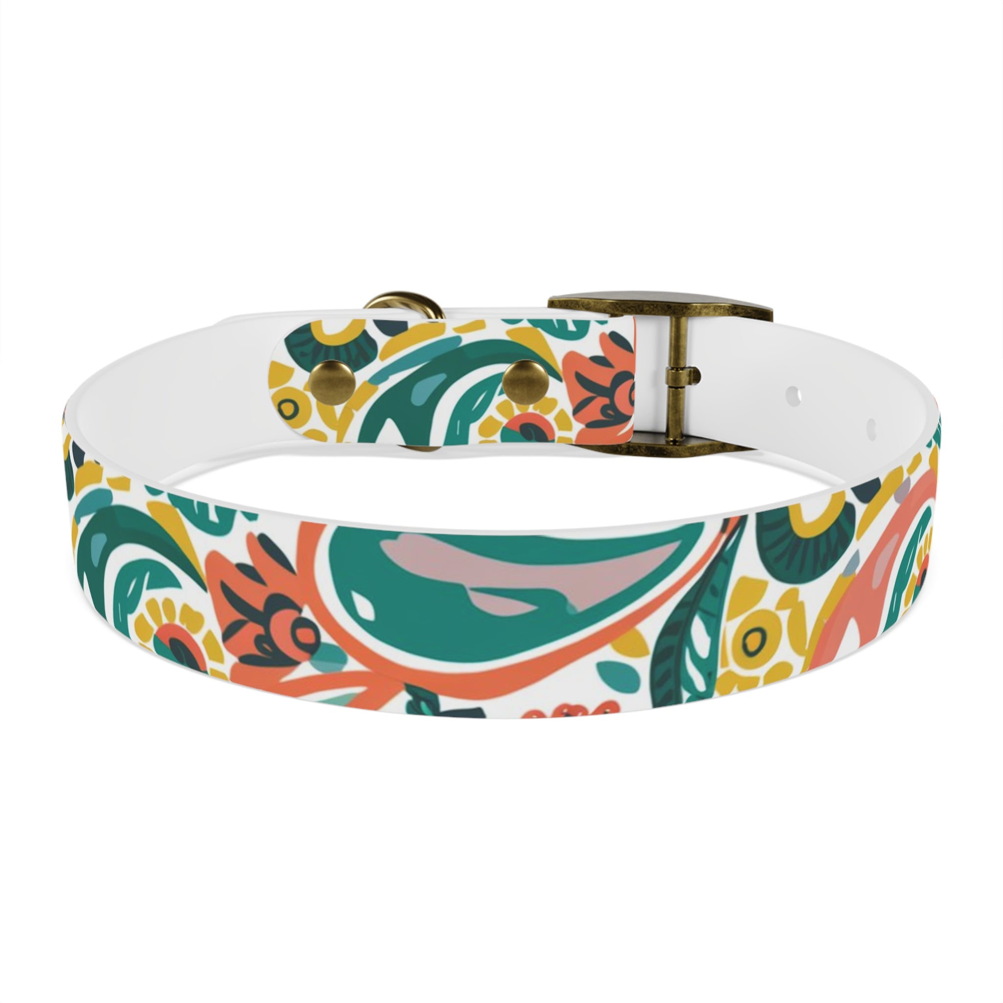 Paisley Persimmon - Dog Collar