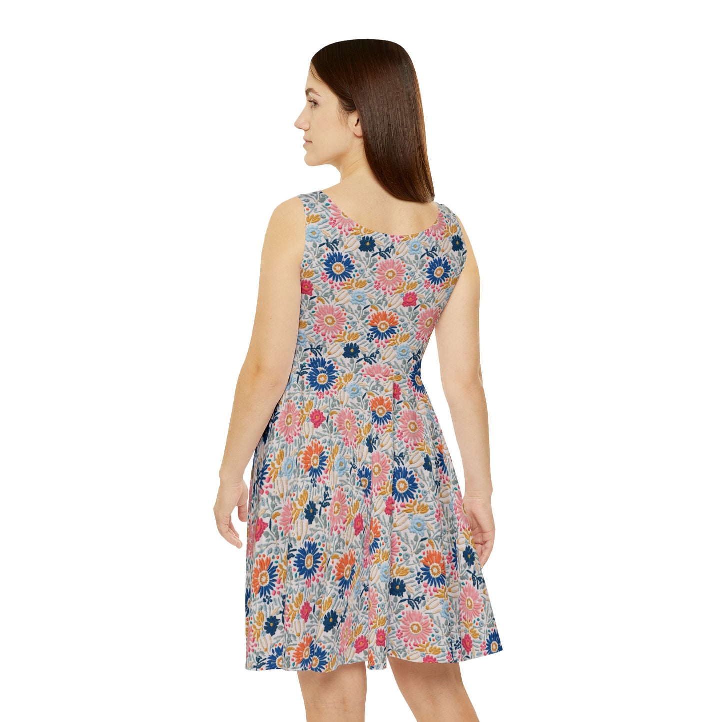 Field of Flowers - Women's Skater Tank Dress (AOP)