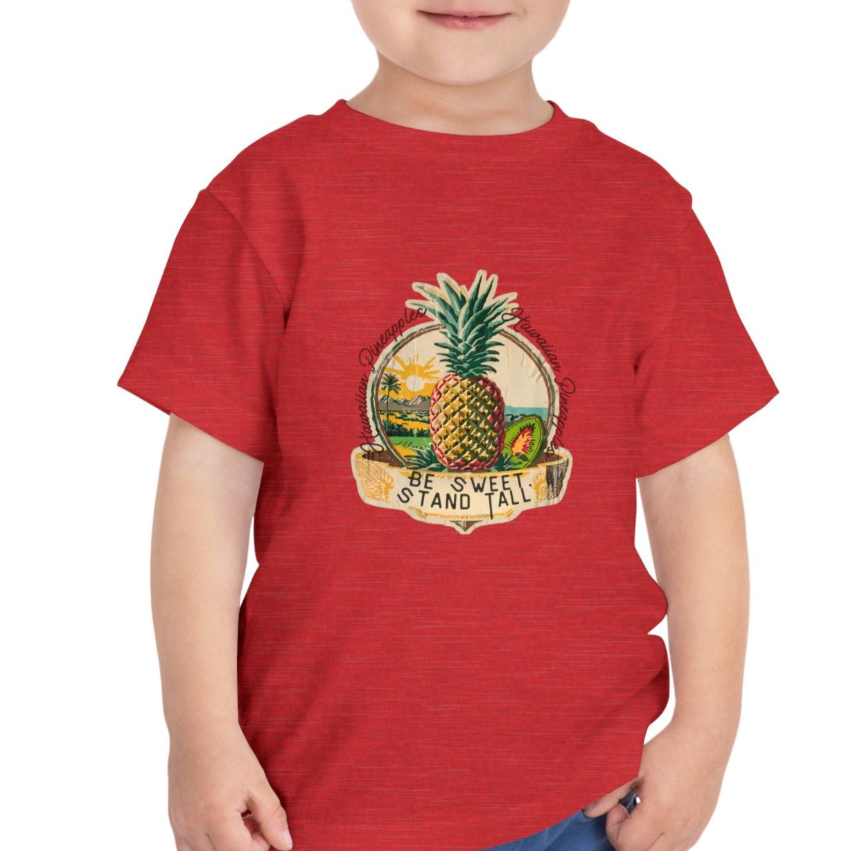 Hawaiian Pineapple Stay Sweet, Stand Tall - Kids' T-Shirt - 2T, 3T, 4T, 5T