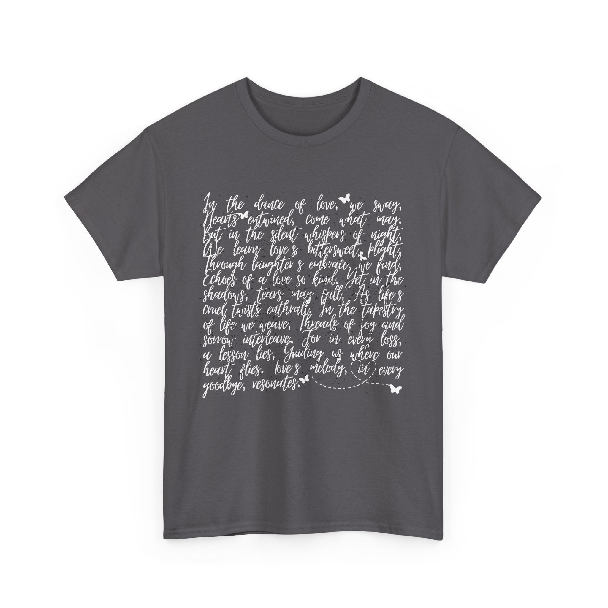Love Story Black - Unisex Heavy Cotton Tee - Spruced Roost