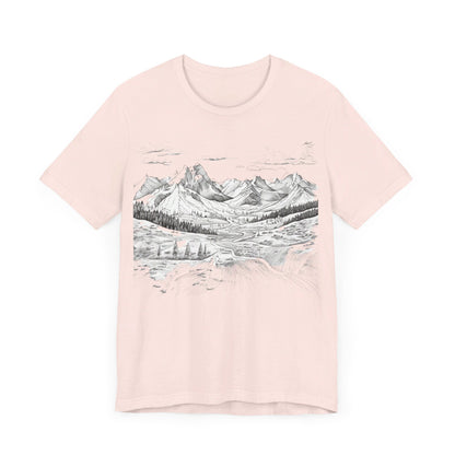 Chugach Valley Alaskan Wilderness - Unisex Jersey Short Sleeve Tee