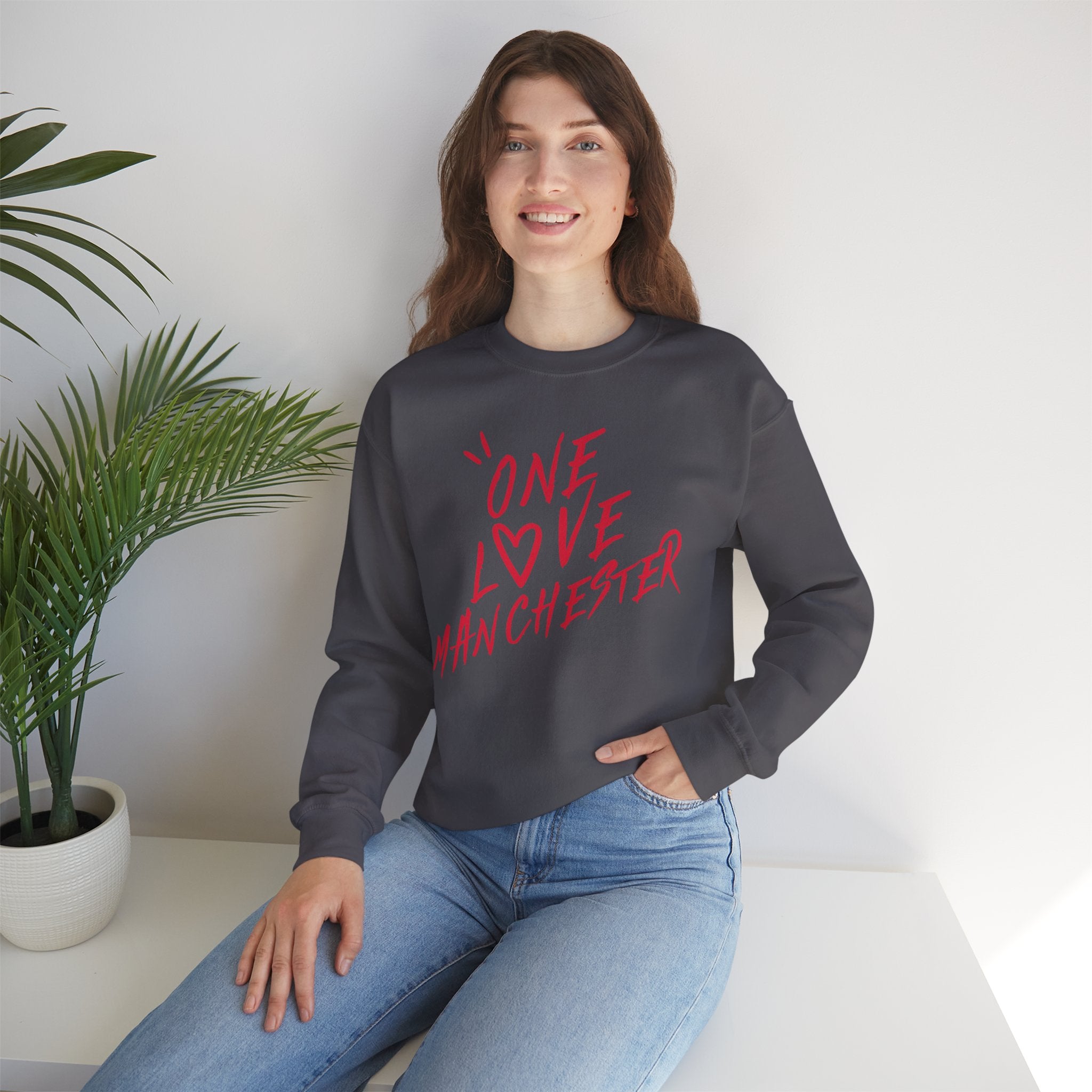 One Love Manchester - Unisex Heavy Blend™ Crewneck Sweatshirt