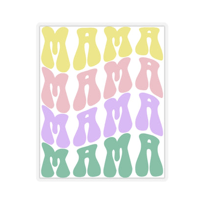 Mama Spring colors Kiss-Cut Stickers