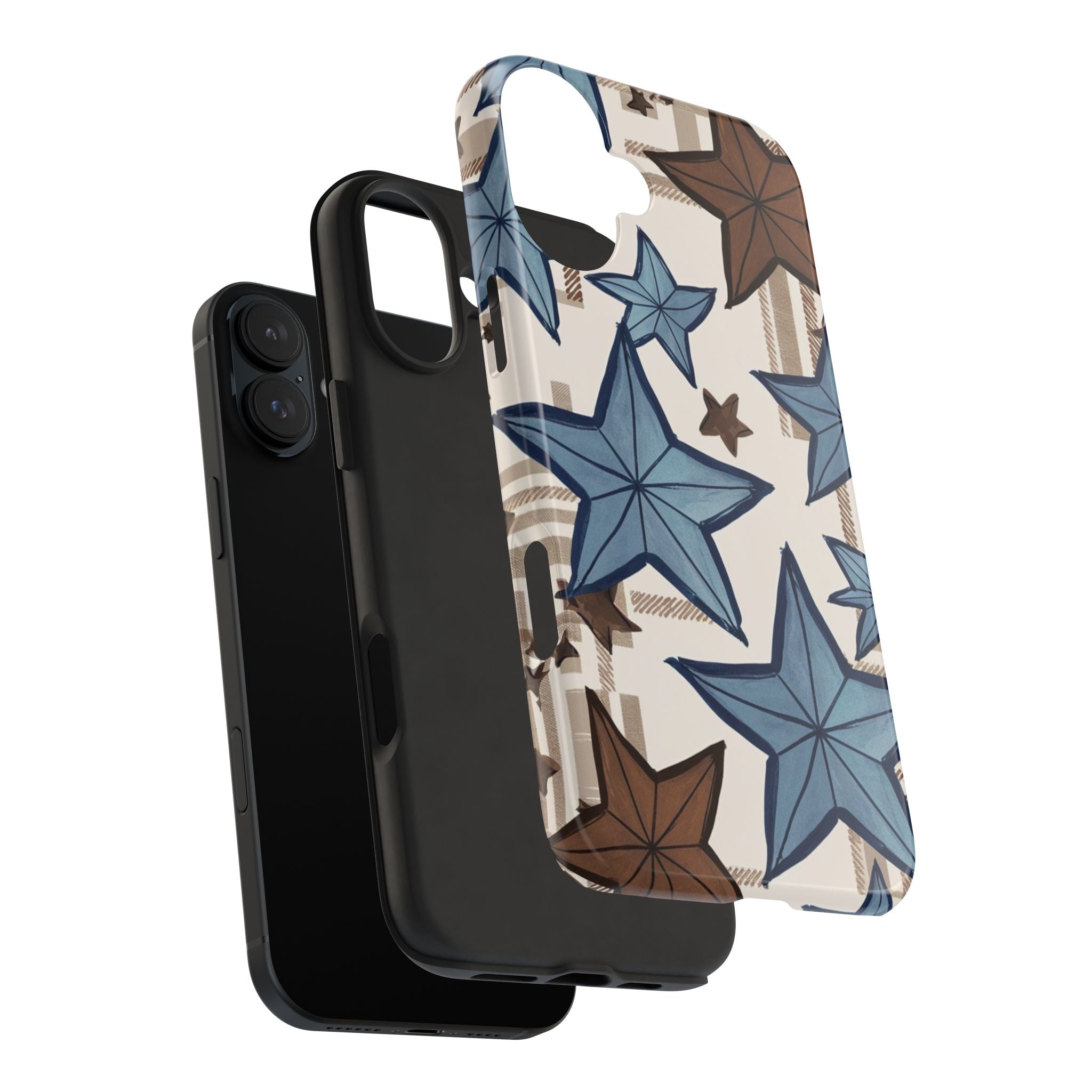 Plaid Stars - Tough Case for iPhone 14, 15, 16 - Spruced Roost