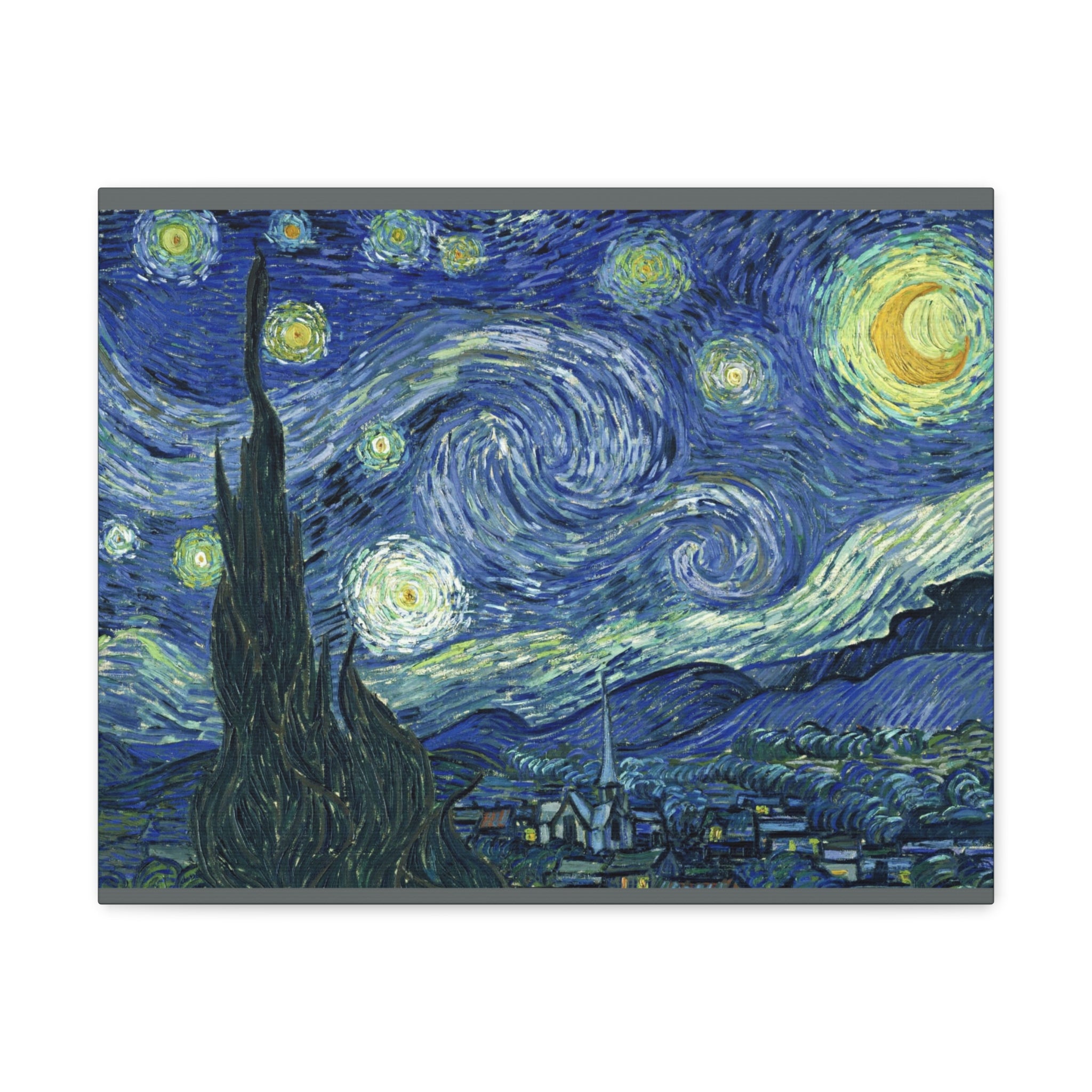 The Starry Night - Vincent Van Gogh - Canvas Gallery Wraps - Spruced Roost