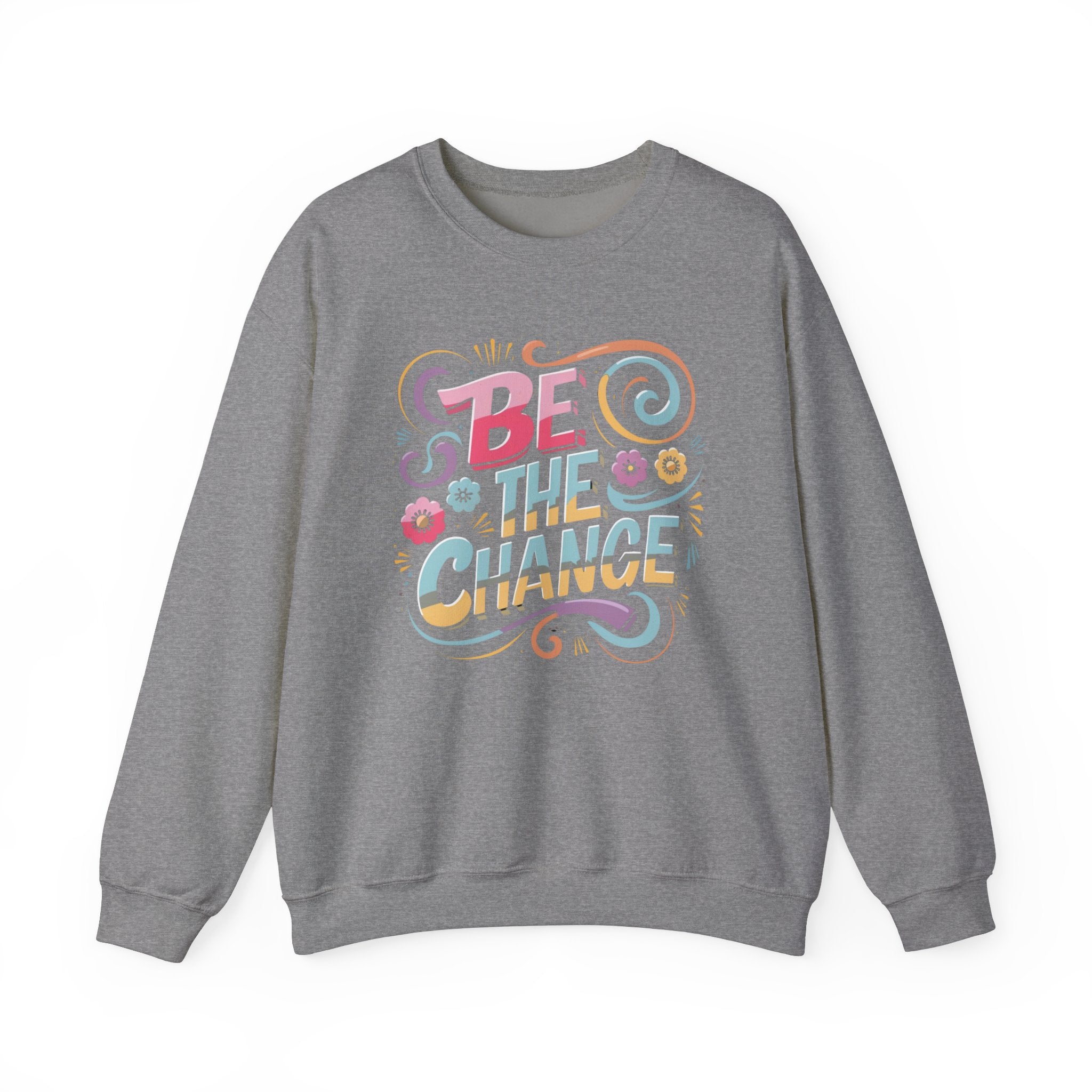 Be the Change - Unisex Heavy Blend™ Crewneck Sweatshirt - Spruced Roost