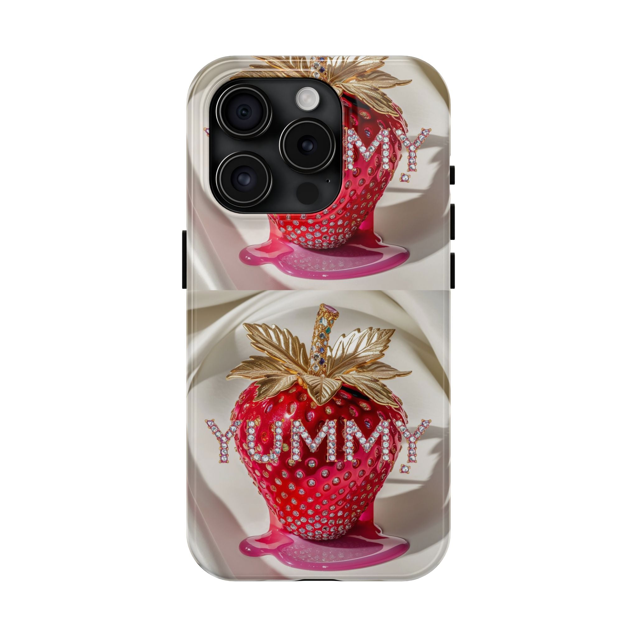 Strawberry Yummy - Tough Case for iPhone 14, 15, 16 - Spruced Roost