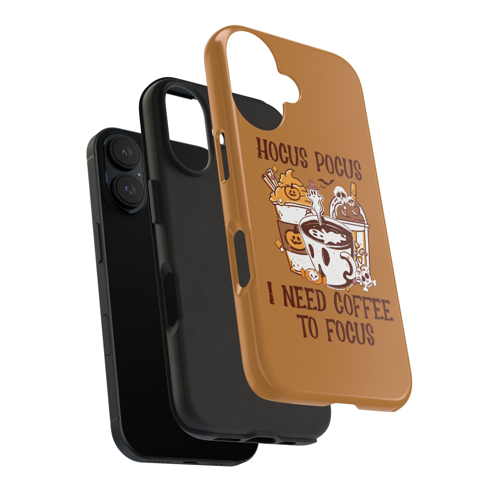 Hocus Pocus Need Coffee to Focus - Tough Case for iPhone 14, 15, 16