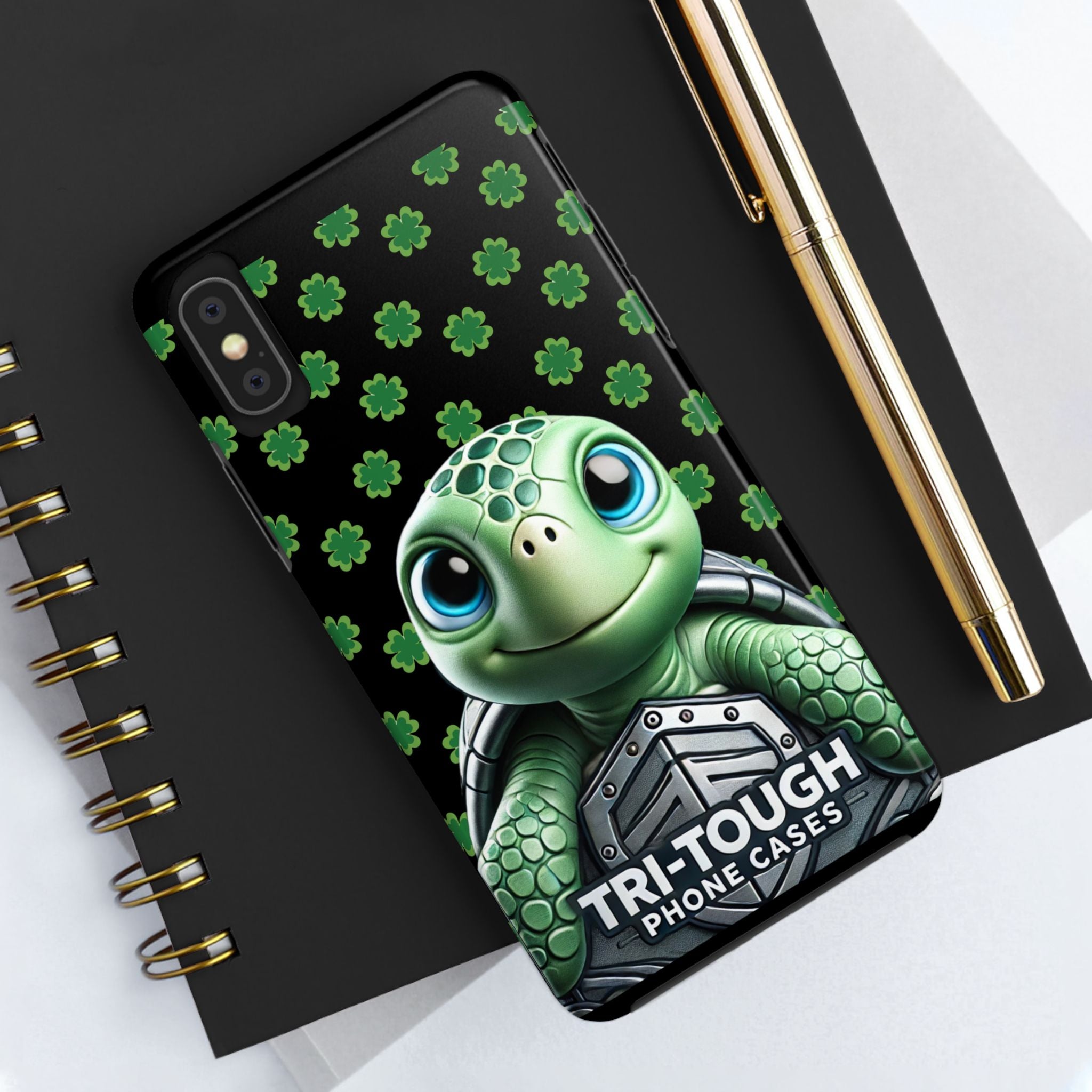 Tuttle the Turtle - Tri-Tough Phone Case 33 Sizes