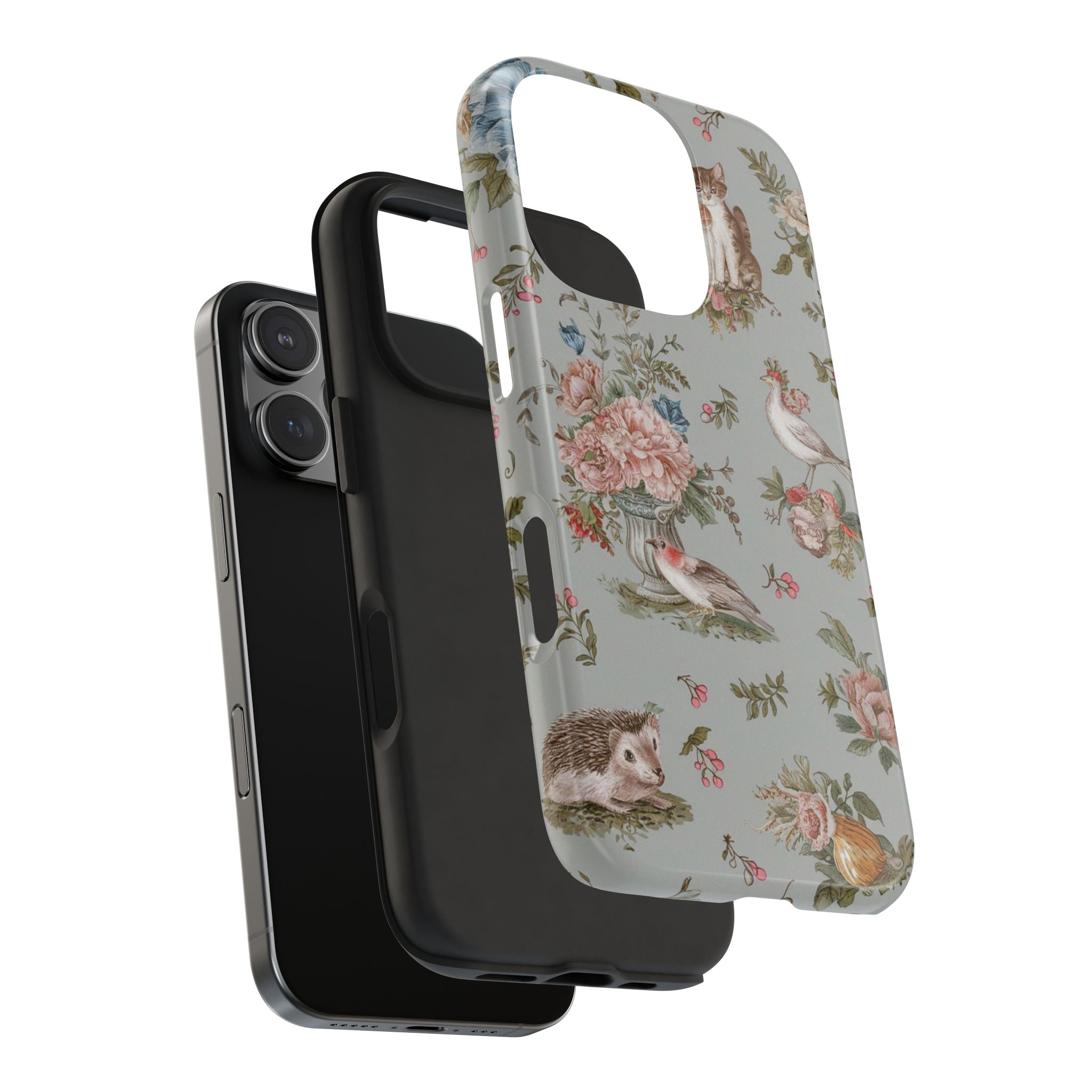 Tiptoe through the Cats - Tough Case for iPhone 14, 15, 16 - Spruced Roost