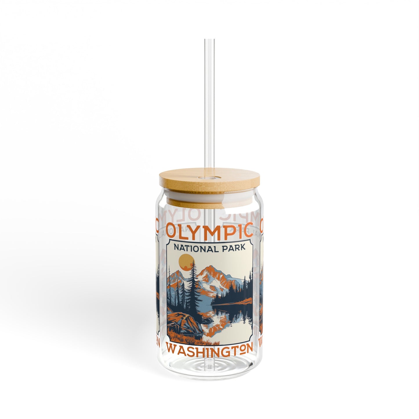 Olympic National Park Washington - Sipper Glass, 16oz