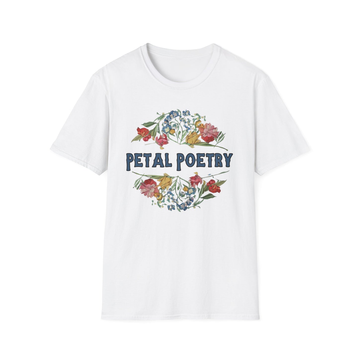 Petal Poetry Unisex Softstyle T-Shirt - S-3XL