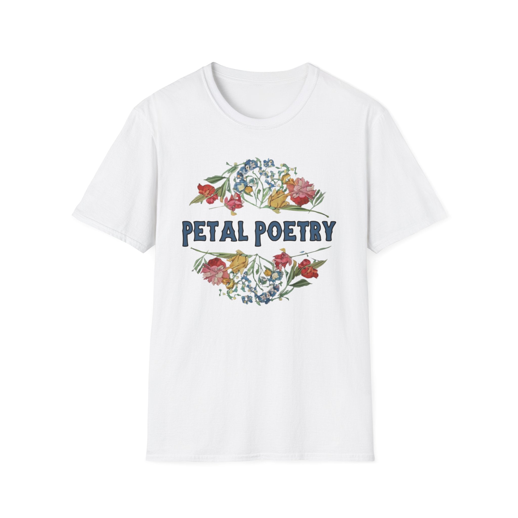 Petal Poetry Unisex Softstyle T-Shirt - S-3XL - Spruced Roost