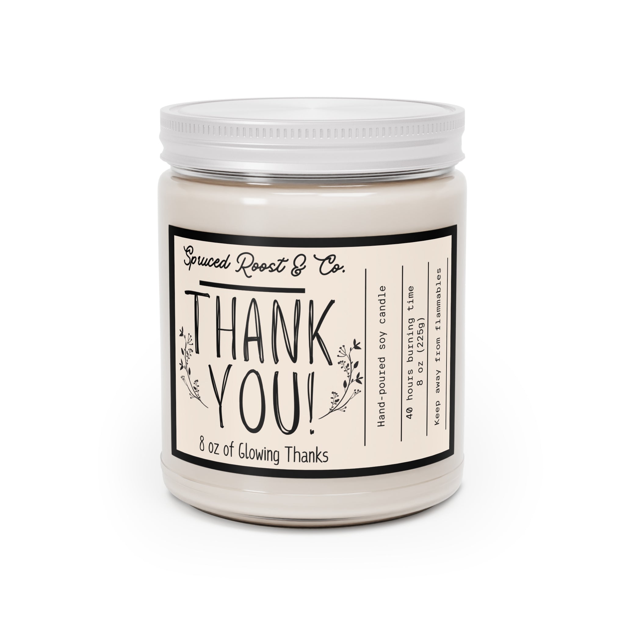 Thank You Scented Candles, 9oz