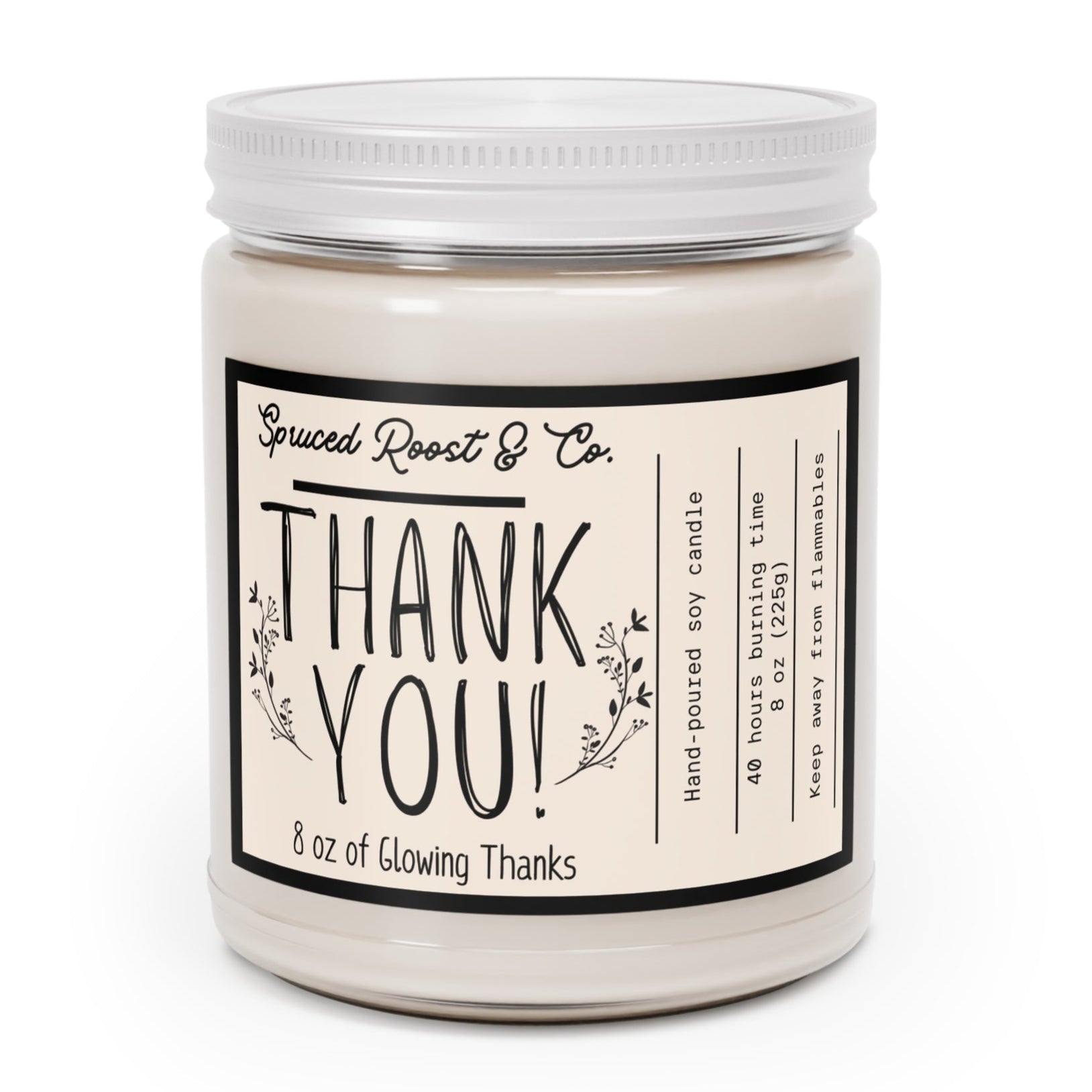 Thank You Scented Candles, 9oz