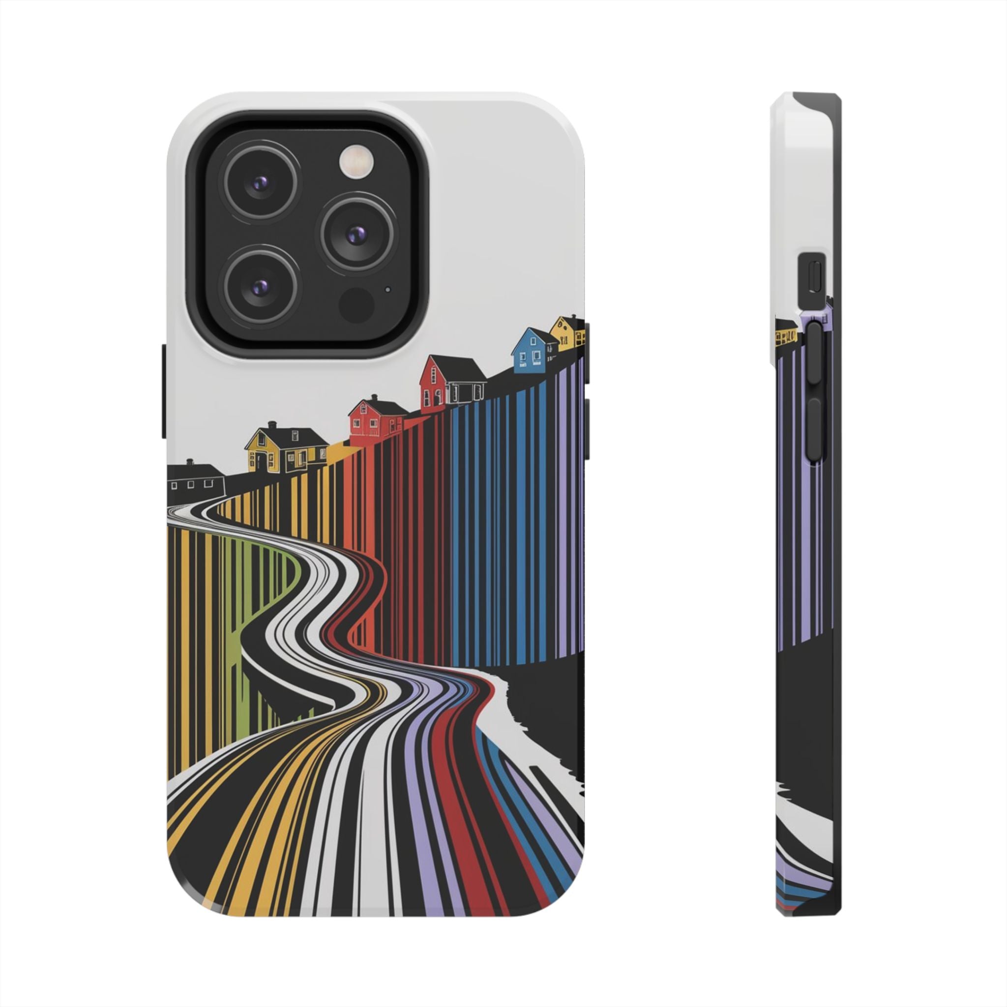 Modern Suburbs - Tough Case for iPhone 14, 15, 16 - Spruced Roost