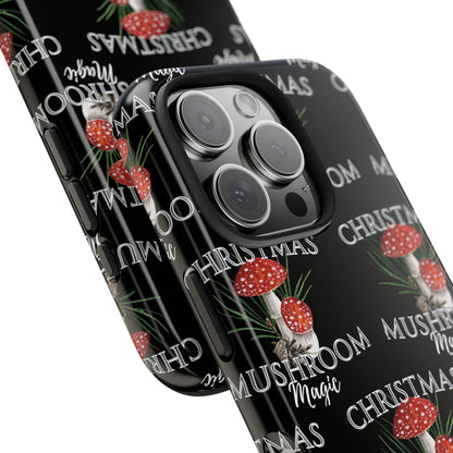 Merry Mushroom Christmas - Tough Case for iPhone 14, 15, 16