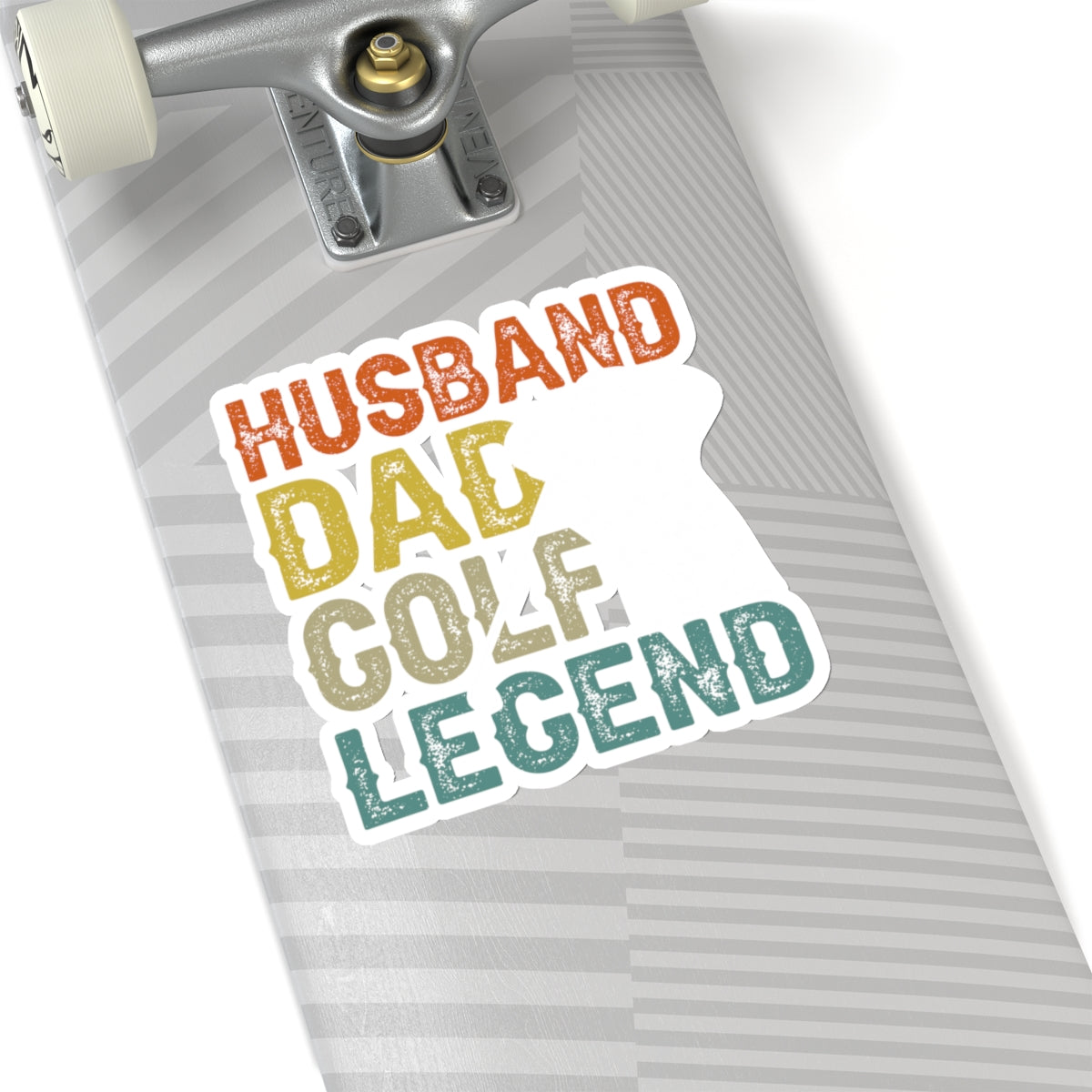 Husband, Dad, Golf Legend Kiss-Cut Stickers