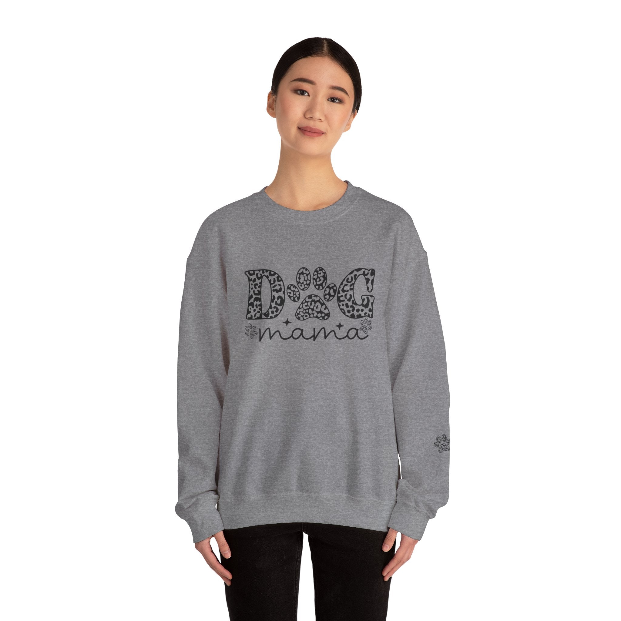 Dog Mama Women's Heavy Blend™ Crewneck Sweatshirt