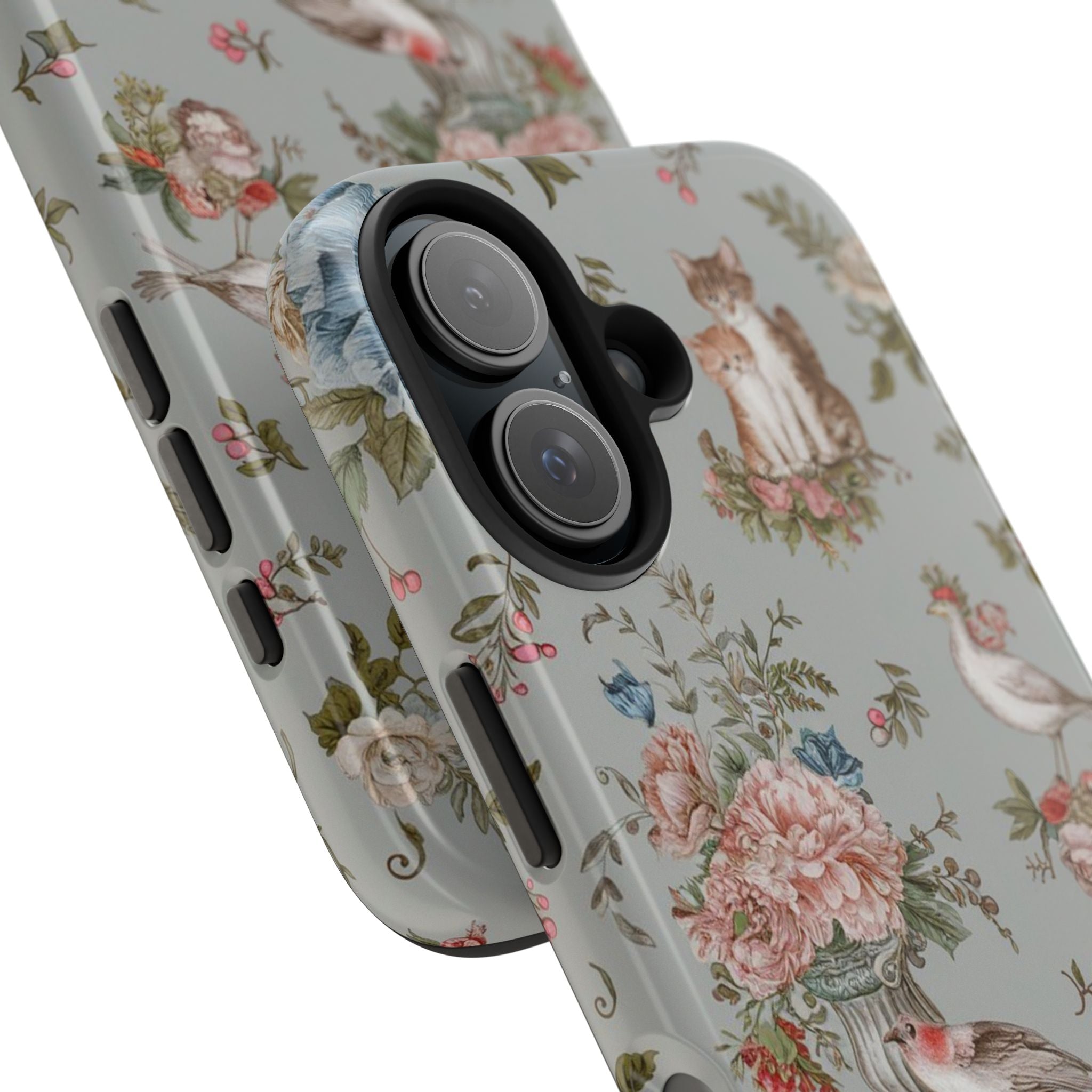 Tiptoe through the Cats - Tough Case for iPhone 14, 15, 16 - Spruced Roost