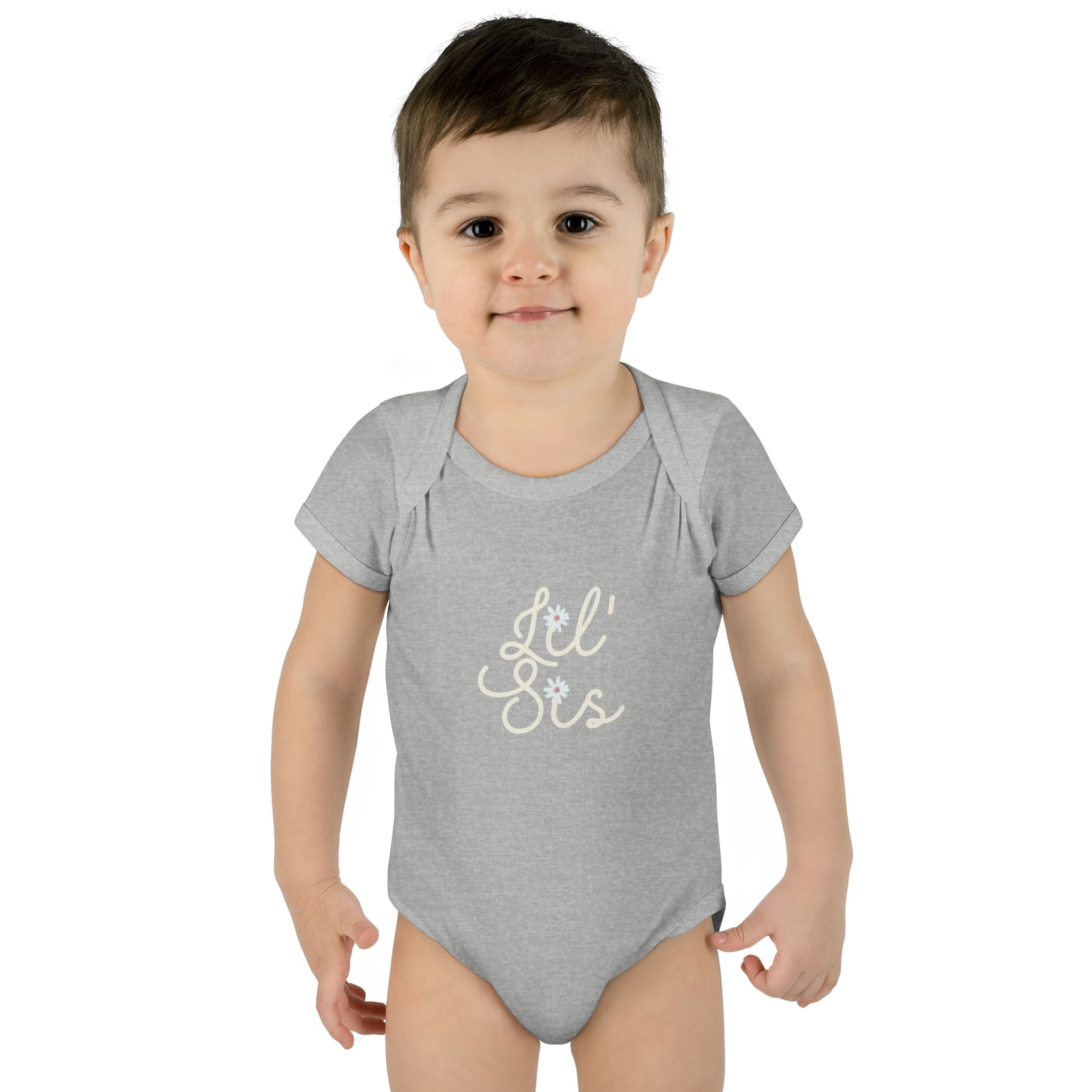 Lil' Sis Infant Baby Bodysuit - Cute Baby Clothes for Newborns