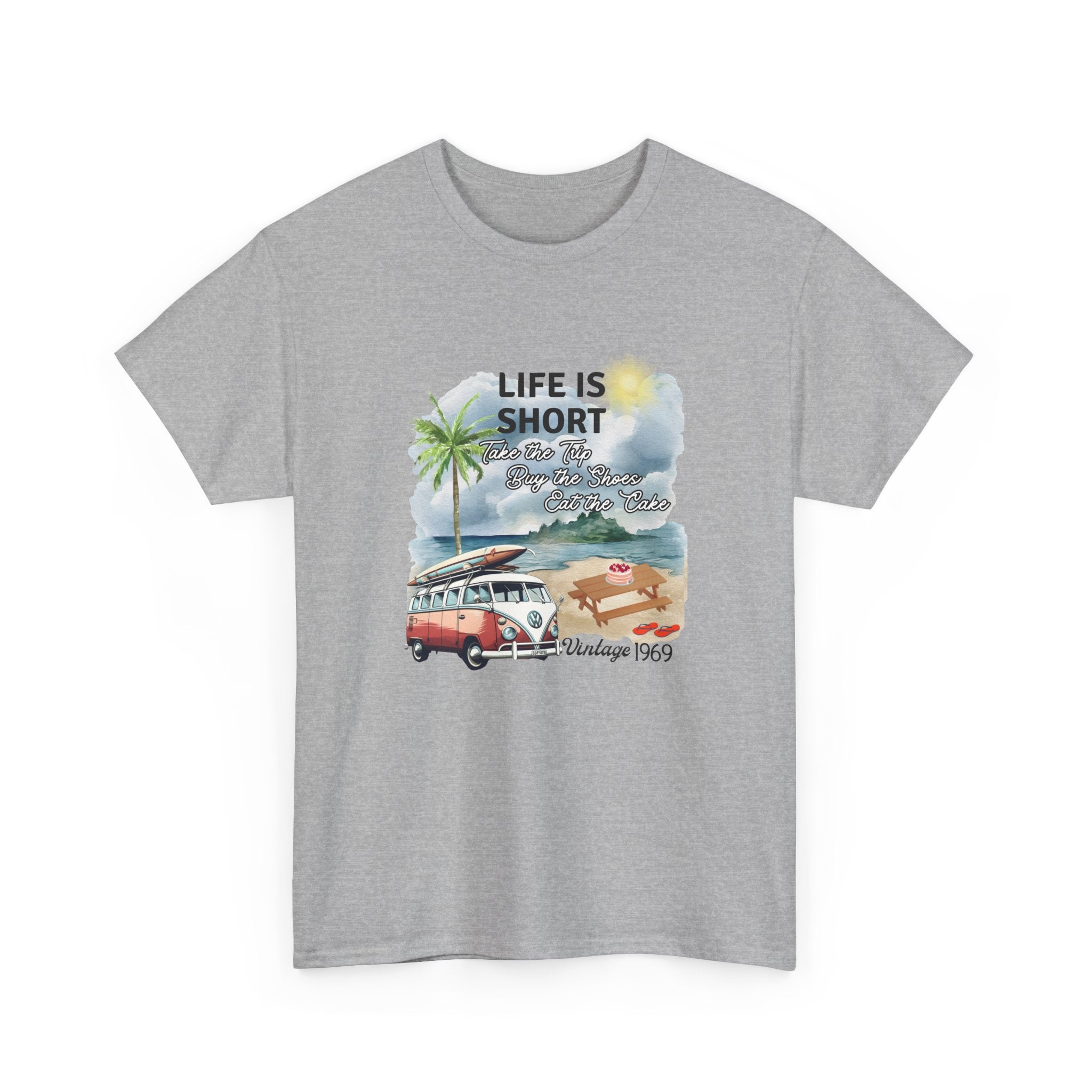 Life is Short - Unisex Heavy Cotton Tee