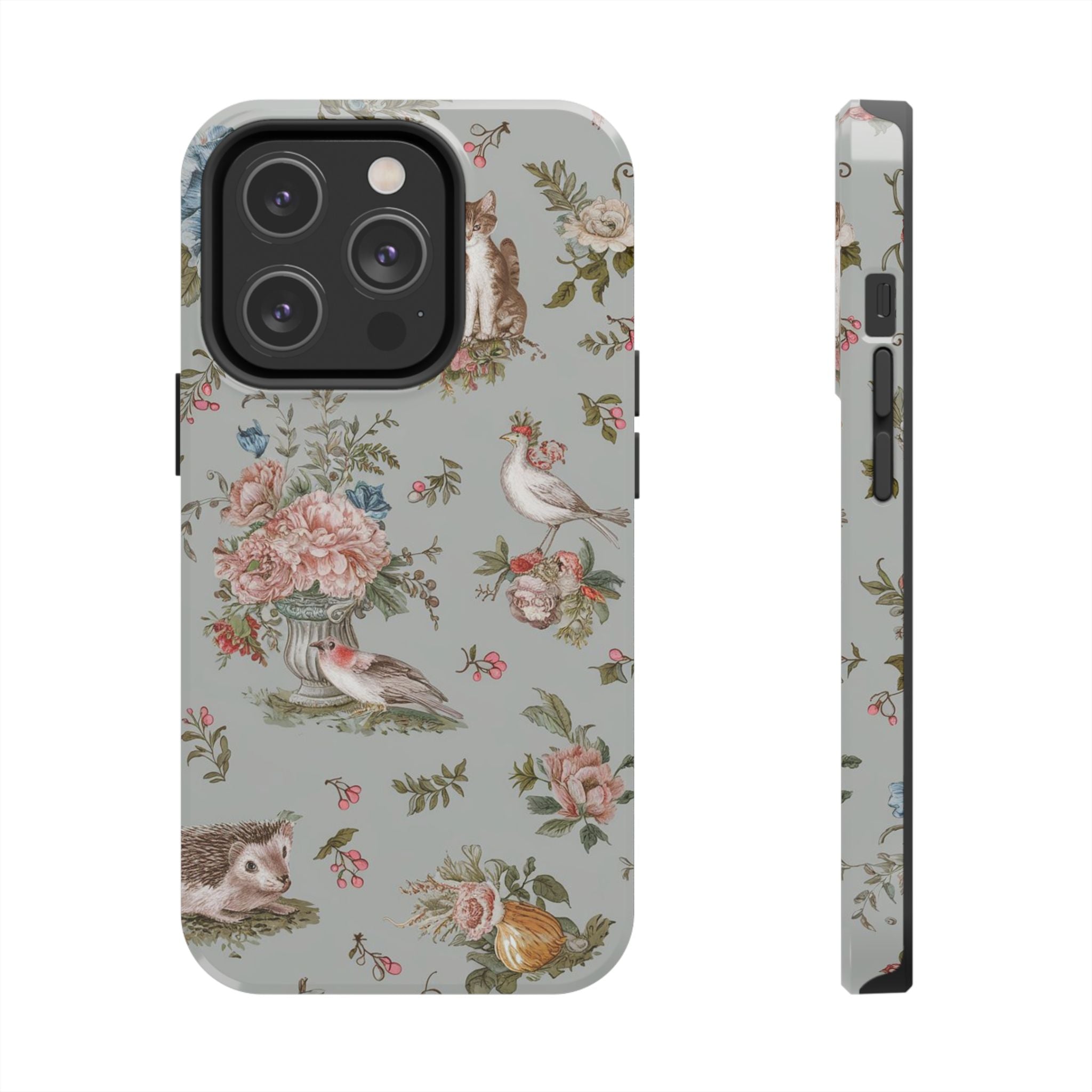 Tiptoe through the Cats - Tough Case for iPhone 14, 15, 16 - Spruced Roost